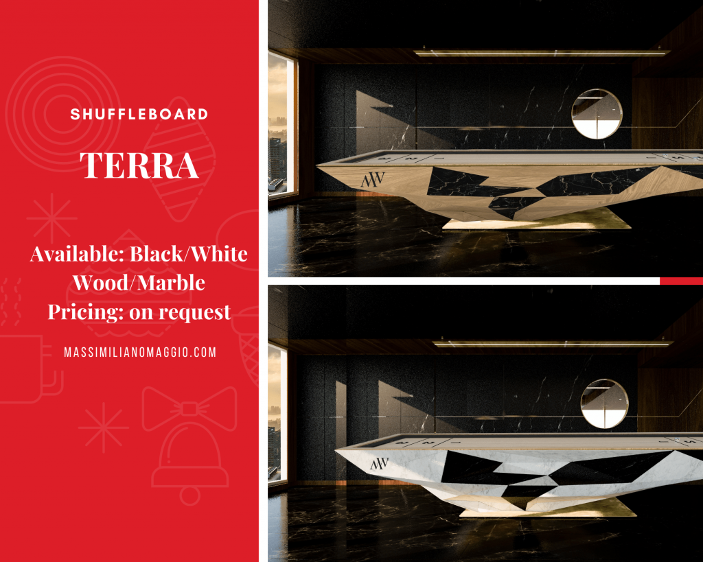 6 Massimiliano Maggio Made in Italy Spread The Joy of Christmas 2019 Luxury Pool Table
